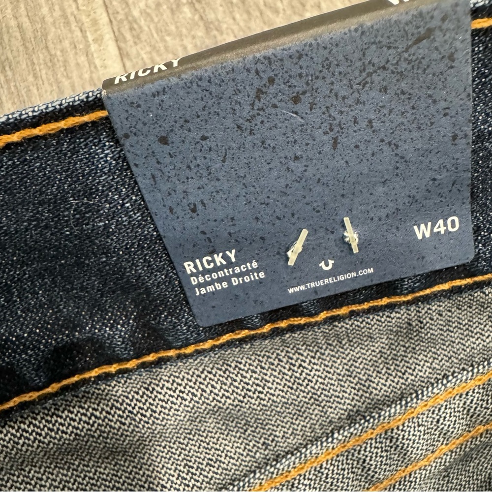 True Religion Ricky Men’s Jean NWT SZ 40 - Picture 3 of 6